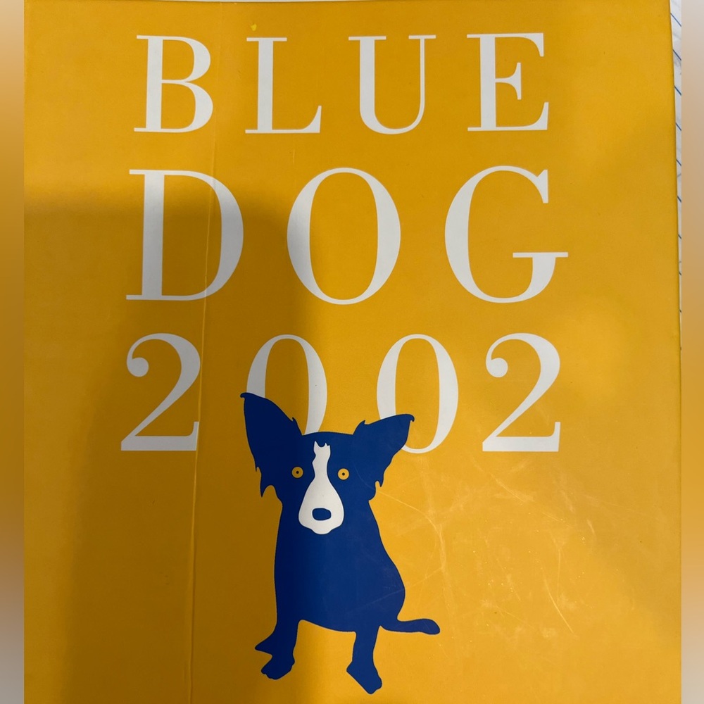 Blue Dog 2002 Calendar Book George Rodrigue